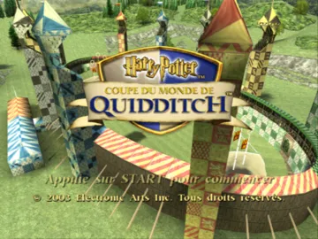 Harry Potter - Quidditch World Cup screen shot title